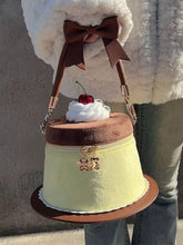 Yellow Caramel Pudding Sweet Lolita Tote Bag