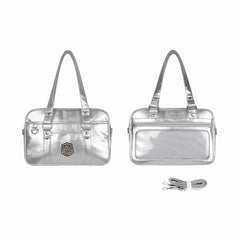 Silver JK Uniform Transparent-Window Ita Bag