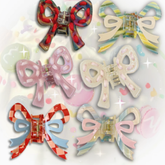 Y2K Bowknot-shaped Sweet Claw Clip 6 Color Options