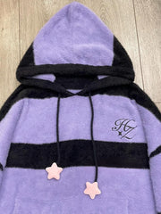 Yellow/Pink/Blue/Purple Star Design 5cm Clips