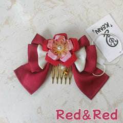 Wa-Style Floral Hair Comb (2 Design Options)