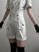 White Ouji Lolita High Waist Shorts