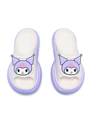 Clearance-Size 38 Kuromi Ombre Purple EVA Anti Slip Slippers