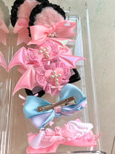 Wing/Beaded Cross/Plush Kitty Ear Design Bowknot Hairclip