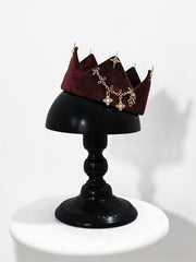 Wine Red Ouji Lolita Prince Crown Headpiece