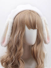 White Sweet Lolita Lop-eared Bunny Beret
