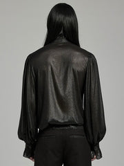 Men's Black Goth Gentleman Shirt