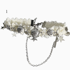 Y2K Plush Strawberry/Butterfly/Star Decorated Choker/Bracelet