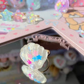 White/Pink/Blue/Purple Conch Decorated Ring