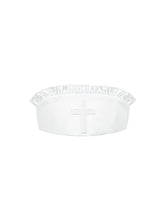 White Cross Embroidery Nurse Hat