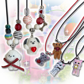 Y2K Cute Animal Drawstring Design Necklace