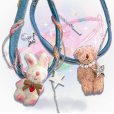 Y2K Bear/Bunny Decorated Choker 4 Options