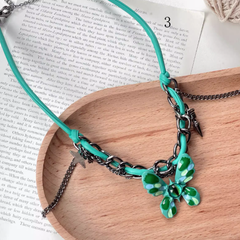 Y2K Cat Eye Design Butterfly Choker/Bracelet