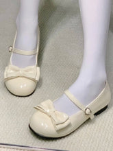 Yellow Sweet Tea Party Mid-heel Shoes – Sweet Lolita Mary Janes, Heart Strap & Bow Detail