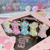 Light Pink/Pink/Yellow/Blue/White Star Decorated Ring