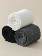 White/Grey/Black Warm Cotton Stockings