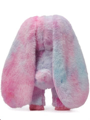 Pink Guro Kawaii Plush Bunny Doll with A Canvas Bag