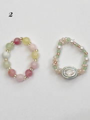 Y2K Macron Color Gummy Bear Necklace/Ring/Bracelet