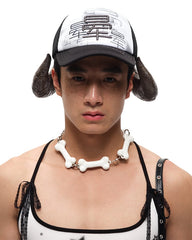 White Bone Chain Necklace