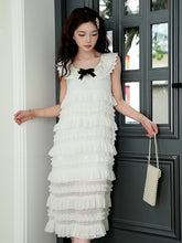 White Tiered Ruffles Sweet Nightgown