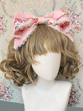 Strawberry Print Bow Sweet Lolita KC Available in 4 colors