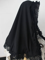 Black / White Nun Lolita Head Veil