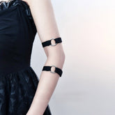 Y2K Black Buckle Armlet