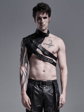 Black Punk Men's One-Arm Shoulder Armor