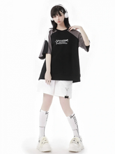 White Summer Shorts Metal Bone Charm