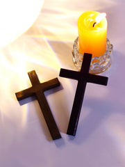 Wine Red / Light Coffee Cross Ornament Accessory