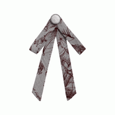 Wine Red Jacquard Bow Tie