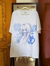Yami Kawaii Light Blue Anime Girl Print T-Shirt