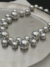 Silver Bead Choker
