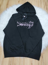 Yami Kawaii Blue & White/Black & Pink Hoodie with Syringe Print and Bow Brooch