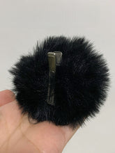 Y2K Black/White Pompon Hairclips