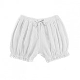 White Elastic Waistband Bloomers