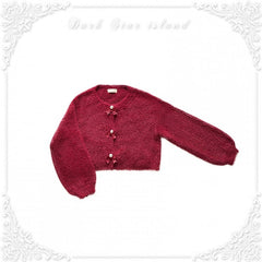 Six Color Options Bowknot Details Cardigan