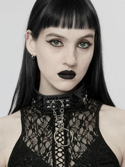 Punk Wild Python Grain Choker Black