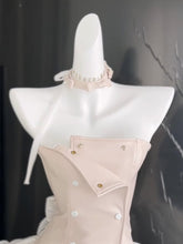 Pink Bow Choker / PU Big Bow