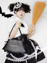 Halloween Black PU Bat-Shaped Shoulder Bag
