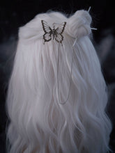 Metal Butterfly Chain Design Hairpins