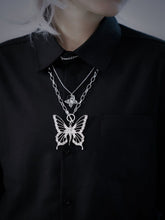 Metal Butterfly Pendants Necklaces