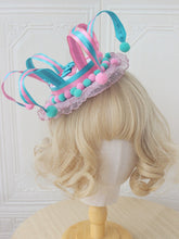 7 Color Options Circus Lolita Clown Mini Hat Pastel Clowncore Headwear