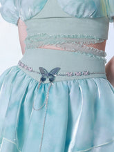 Metal Butterflies Waist Chain Four Small Cross Charms