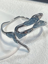 Snake Shaped Blue Bracelet