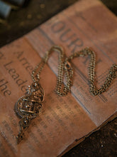 Steampunk Clock Birdcage Pendant Necklace