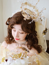 Egg Roll Gold Crown Hair Accessory