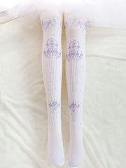Chandelier Print Tights