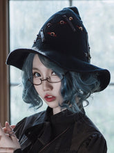 Eye Of Crucus Black Halloween Witch Hat