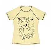 Pikachu Graffiti Print Slim Fit T-shirt